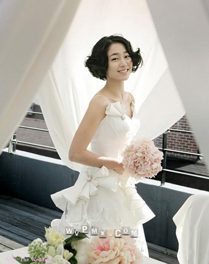 Váy cưới, thời trang sao, Jun Hye Bin, Moon Geun Young, thời trang váy cưới