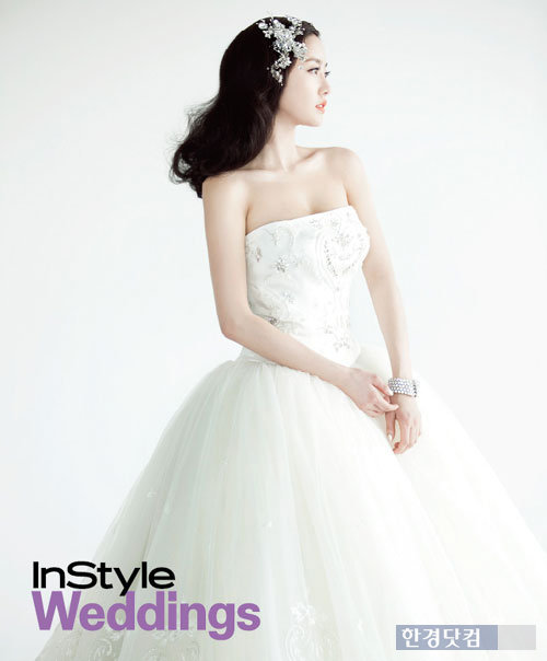 Váy cưới, thời trang sao, Jun Hye Bin, Moon Geun Young, thời trang váy cưới