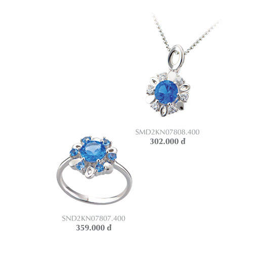PNJSilver, trang sức, quà tặng, nữ trang, vòng cổ, khuyên tai