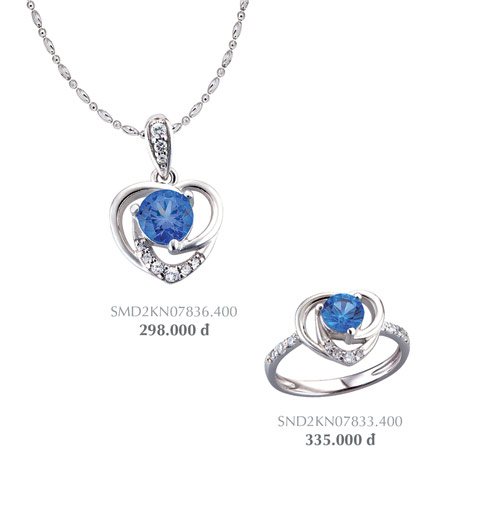 PNJSilver, trang sức, quà tặng, nữ trang, vòng cổ, khuyên tai
