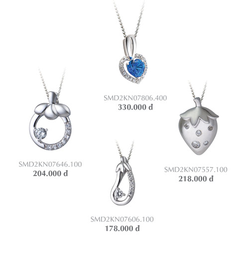 PNJSilver, trang sức, quà tặng, nữ trang, vòng cổ, khuyên tai