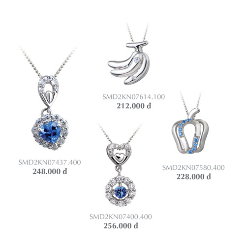PNJSilver, trang sức, quà tặng, nữ trang, vòng cổ, khuyên tai