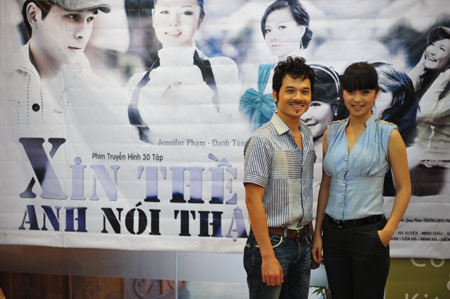 Jennifer Phạm, Danh Tùng, Xin thề anh nói thật, Phim truyền hình, Mai Thu Huyền, FPT Media