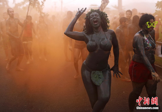 lễ hội Carnival,  Brazil, bùn, hóa trang, trang phục