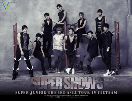 Super Junior, ban nhạc Hàn Quốc, Super Show, Fan hâm mộ, âm nhạc