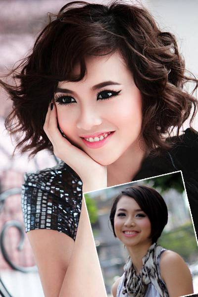 Tóc ngắn, kiểu tóc của Sao, Mỹ Linh, Ngô Thanh Vân, thời trang tóc