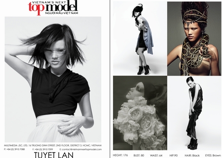 Vietnam’s Next Top Model, Tuyết Lan, thời trang, người mẫu chuyên nghiệp