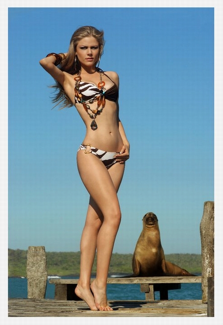 Claudia Schiess, Hoa hậu Hoàn vũ, Hoa hậu Ecuador, Người mẫu bikini