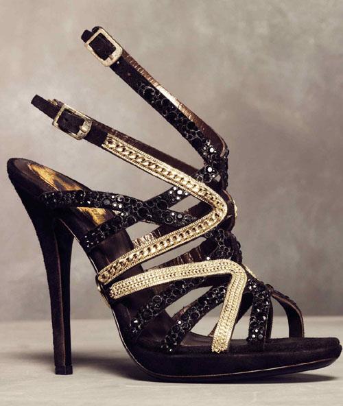 Roberto Cavalli, phụ kiện thời trang, bộ sưu tập phụ kiện, giày dép