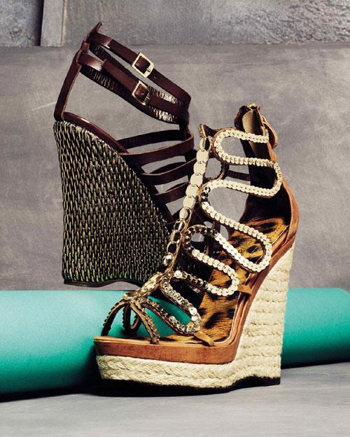 Roberto Cavalli, phụ kiện thời trang, bộ sưu tập phụ kiện, giày dép