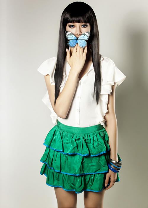 Chanel Hương Thùy, thời trang teen, váy, sơ mi nữ, thời trang