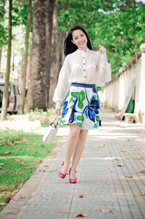 Linh Nga, thời trang sao, diễn viên múa, thời trang mùa hè, thời trang