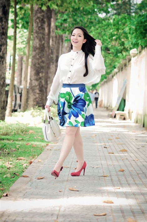Linh Nga, thời trang sao, diễn viên múa, thời trang mùa hè, thời trang