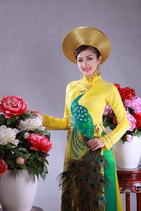 Á khôi Thời trang, Kiều Trang, Áo dài, Thời trang sao, Thời trang