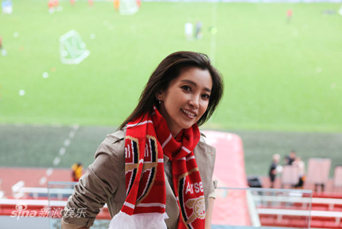 Lý Băng Băng, Sao Hoa ngữ, Đại sứ hình ảnh, Champions League, London