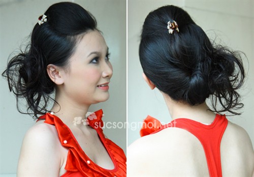 Tóc búi, Tạo kiểu tóc, Tóc búi trễ, Thời trang tóc, Làm đẹp, Kiểu tóc
