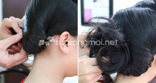 Tóc búi, Tạo kiểu tóc, Tóc búi trễ, Thời trang tóc, Làm đẹp, Kiểu tóc