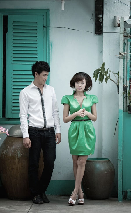 Midu, Gam màu xanh, Thời trang sao teen, Thời trang sao, Váy, Thời trang