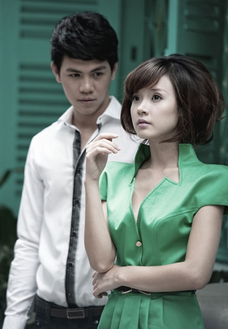 Midu, Gam màu xanh, Thời trang sao teen, Thời trang sao, Váy, Thời trang