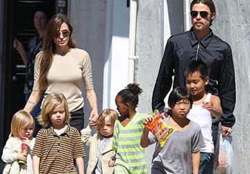 Brad Pitt, Angelina Jolie, Gia đình sao, Chuyện của sao