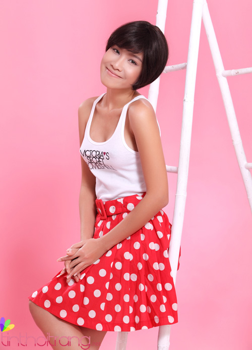 trang phục chấm bi, xu hướng, thời trang teen, váy, thời trang