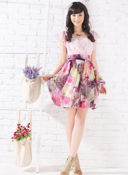 Váy voan, chiffon, thời trang công sở, thời trang dạo phố, thời trang