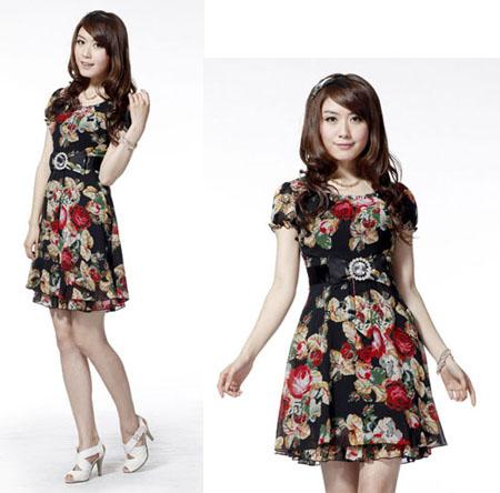 Váy voan, chiffon, thời trang công sở, thời trang dạo phố, thời trang