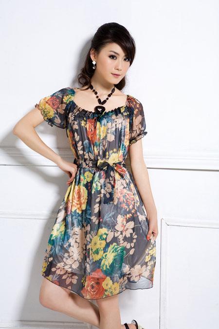 Váy voan, chiffon, thời trang công sở, thời trang dạo phố, thời trang