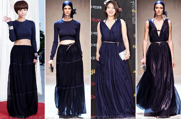 Baeksang 2011, Thời trang sao Hàn, Váy dạ hội, Thời trang thảm đỏ, Thời trang