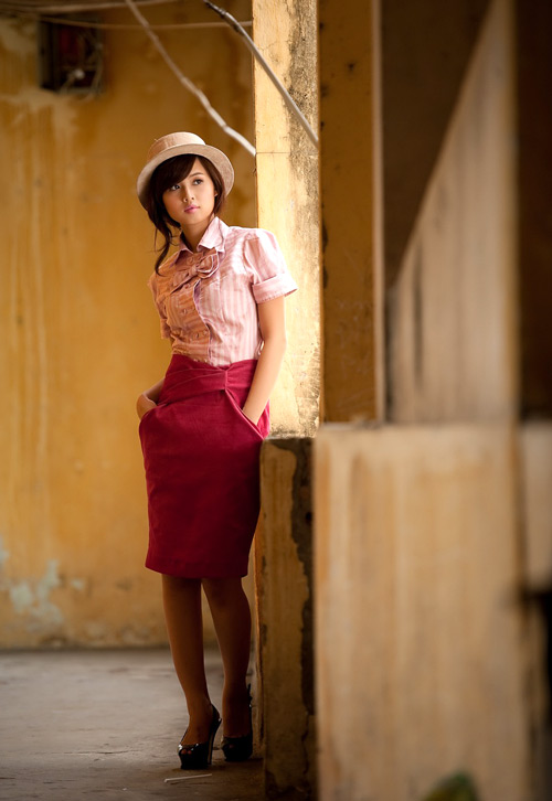 Tâm Tít, Thời trang sao, Sơ mi nữ, Váy, Thời trang