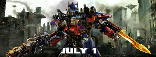 Transformers 3, Dark Of The Moon, Phim hè 2011, Phim 3D, Poster phim
