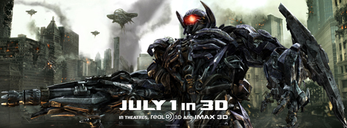 Transformers 3, Dark Of The Moon, Phim hè 2011, Phim 3D, Poster phim