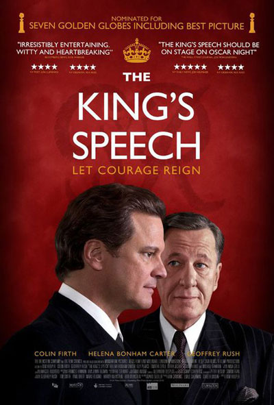 The King's Speech, Vua nói lắp, Conlin Firth, Geoffey Rush, Phim chiếu rạp