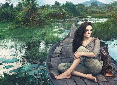 Angelina Jolie, Sao Hollywood, Sao quảng cáo, Louis Vuitton