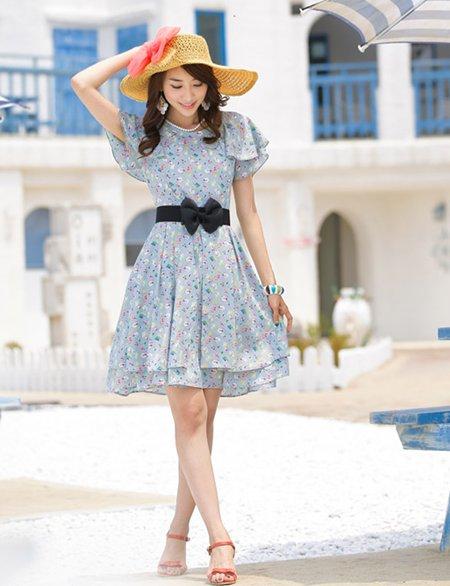 Váy hoa, Thời trang đi biển, Thời trang mùa hè, Thời trang