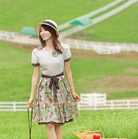 Váy hoa, Thời trang đi biển, Thời trang mùa hè, Thời trang