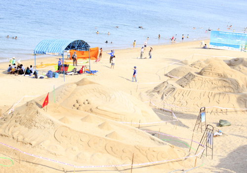 Nghệ thuật điêu khắc, Điêu khắc trên cát, Ý tưởng sáng tạo, Festival biển Nha Trang, Thư giãn