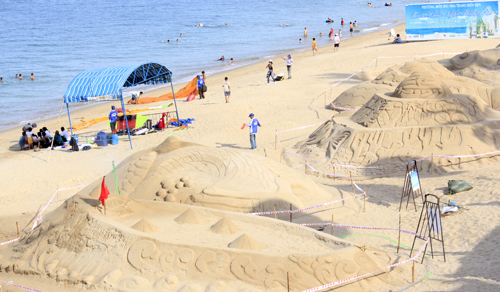 Nghệ thuật điêu khắc, Điêu khắc trên cát, Ý tưởng sáng tạo, Festival biển Nha Trang, Thư giãn