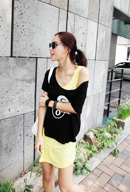 Áo pull, Áo phông lệch vai, Thời trang teen, Thời trang mùa hè, Thời trang