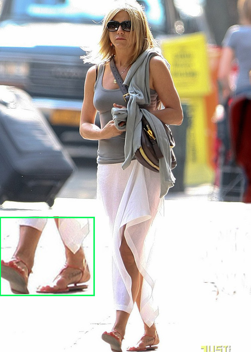 Jennifer Aniston, Sao Hollywood, Mỹ nhân Hollywood, Sao xăm hình, Chuyện của sao