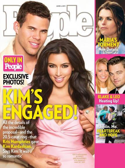 Kim Kardashian, Kris Humphries, Sao Hollywood, Siêu vòng 3, Sao đính hôn