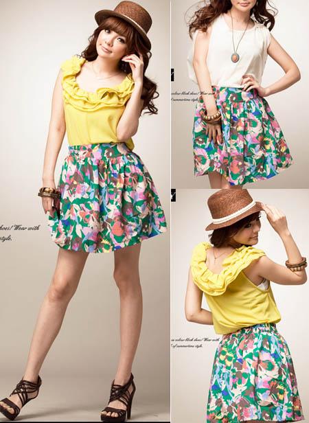 Chân váy hoa, Váy hoa, Thời trang, Xu hướng thời trang