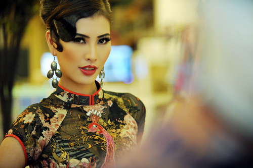 Thanh Hoài, Võ Việt Chung, Áo dài, Thời trang sao Việt, Áo dài cách điệu, Thời trang