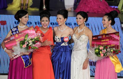 Cuộc thi sắc đẹp, Hoa hậu Việt Nam, Diễm Hương, Thùy Lâm, Ngọc Hân
