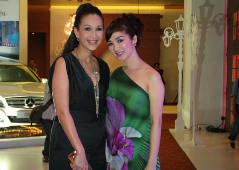Giáng My, Diễm My, Váy dạ hội, Thời trang sao Việt, Thời trang