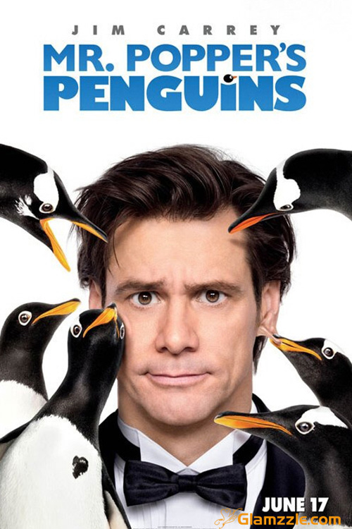 Jim Carrey, Bầy cánh cụt nhà Popper, Mr. Popper’s Penguins, Phim hài, Phim chiếu rạp