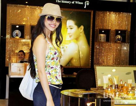 Vũ Hoàng My, Hoa hậu hoàn vũ, Miss Universe 2011, Spa, Chăm sóc da