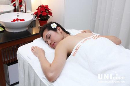 Vũ Hoàng My, Hoa hậu hoàn vũ, Miss Universe 2011, Spa, Chăm sóc da