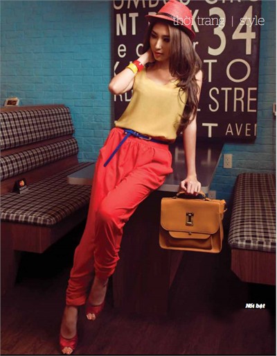 Khổng Tú Quỳnh,Shop thời trang teen,Miki Classic,Thời trang sắc màu,Thời trang,Color block