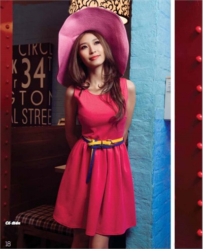 Khổng Tú Quỳnh,Shop thời trang teen,Miki Classic,Thời trang sắc màu,Thời trang,Color block